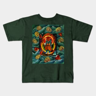 Olmec Sunset Kids T-Shirt